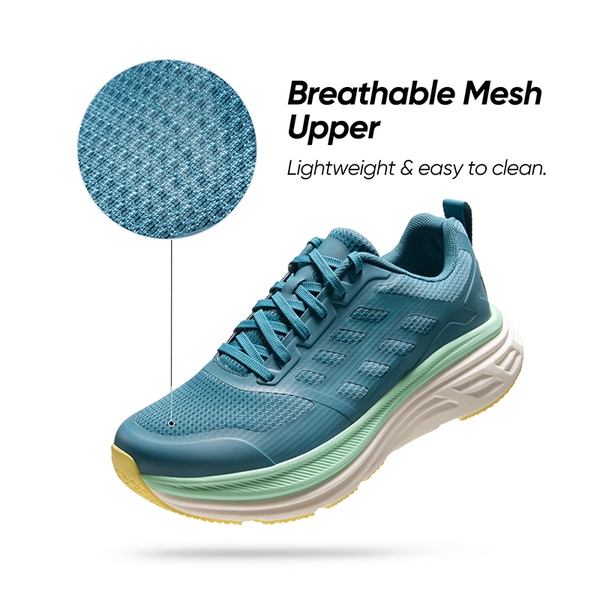 [ActiveFloat] Men's Comfortable Lightweight Running Shoes - BLUE GREEN - 5